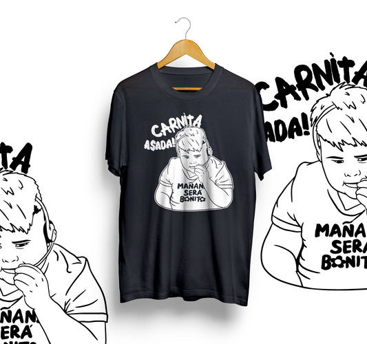 Karol G t-shirt, Carnita asada!, mañana sera bonito