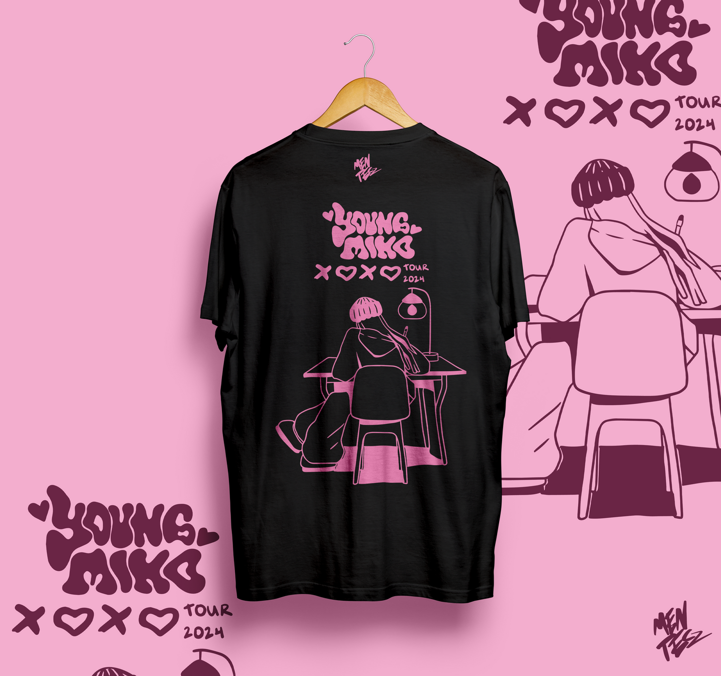 Young Miko tour 2024 tshirt, XOXO camiseta de young miko